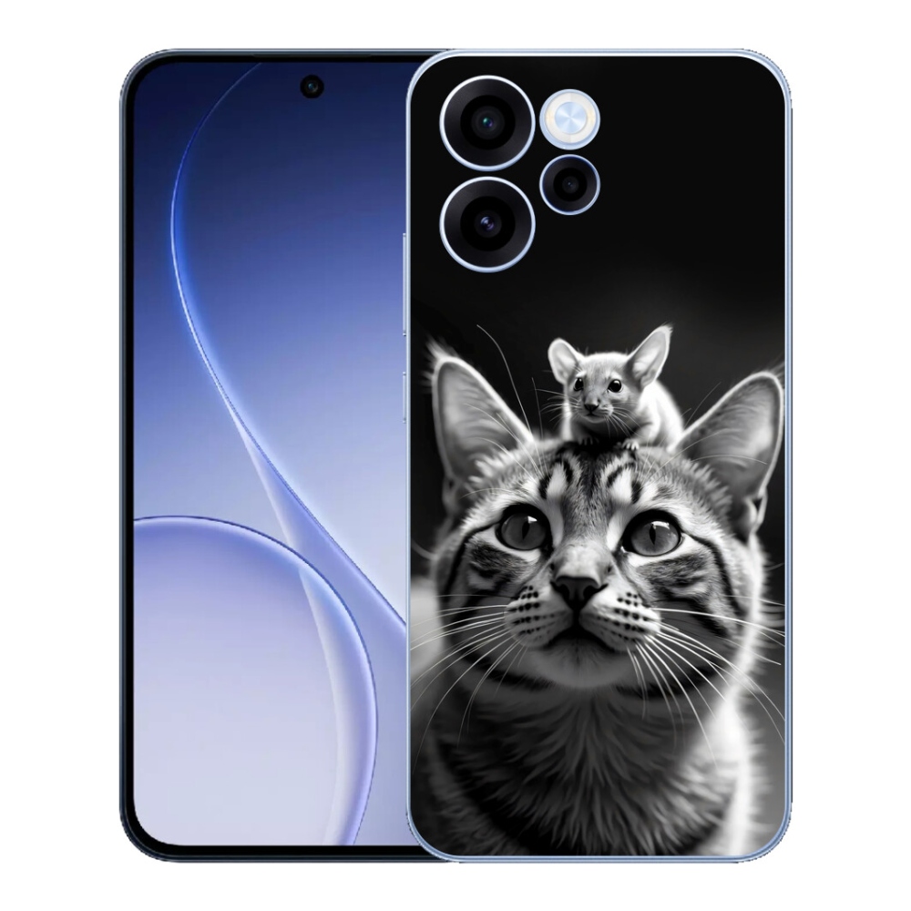 Gelový kryt mmCase na Oppo Reno 15 FS 5G - zvířecí přátelství 2