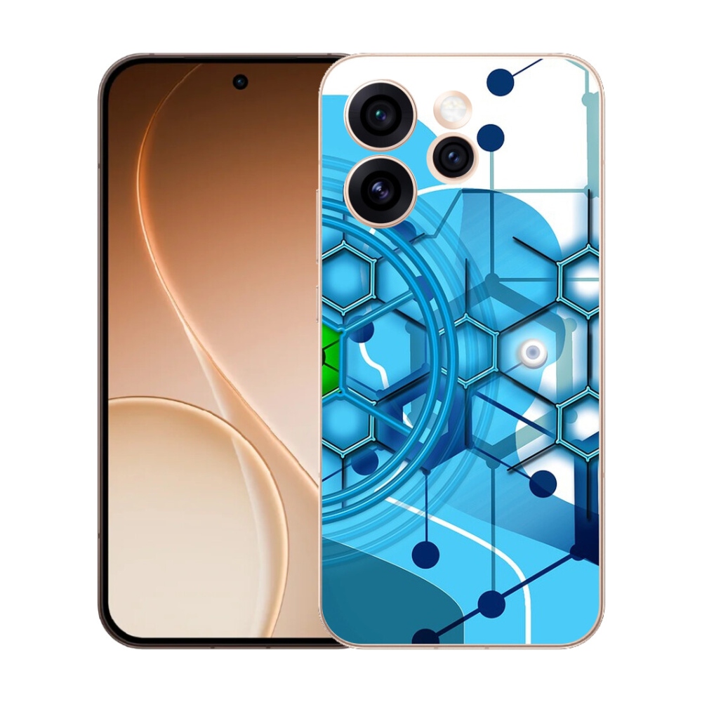 Gelový kryt mmCase na Oppo Reno 15 Pro 5G - abstraktní vzor 2