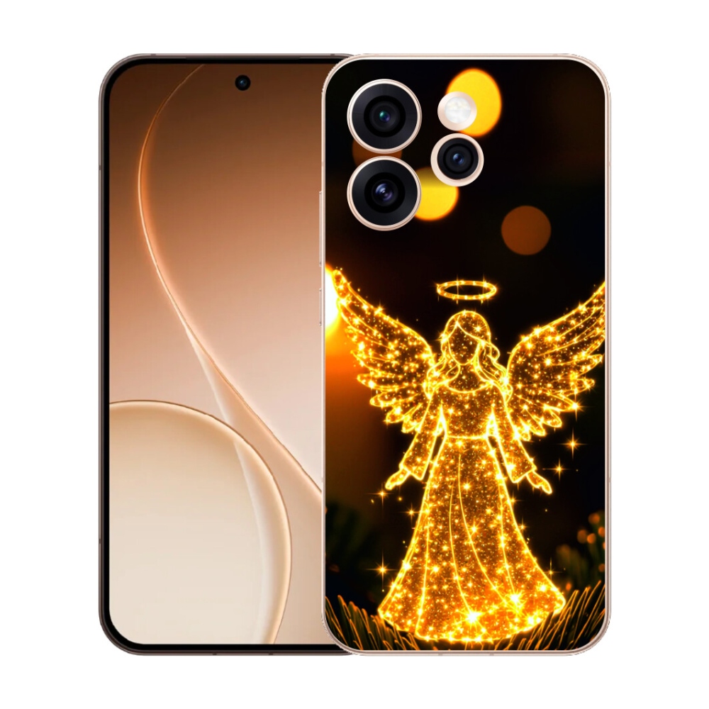 Gelový kryt mmCase na Oppo Reno 15 Pro 5G - anděl