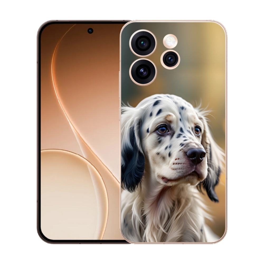 Gelový kryt mmCase na Oppo Reno 15 Pro 5G - anglický setr