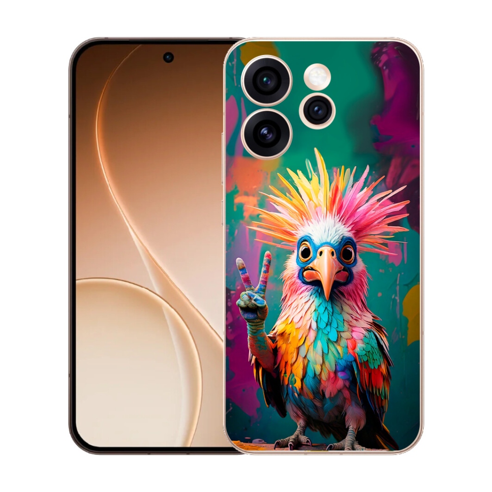 Gelový kryt mmCase na Oppo Reno 15 Pro 5G - barevný rebel
