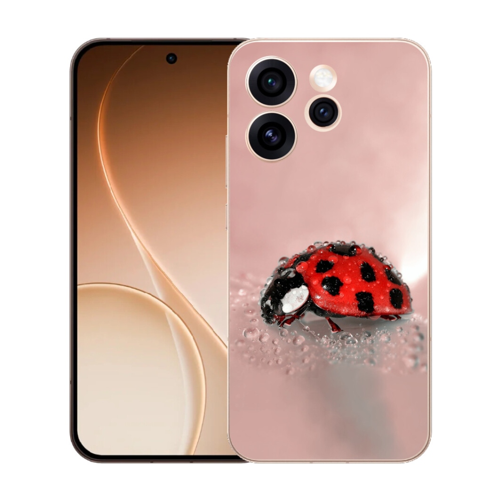 Gelový kryt mmCase na Oppo Reno 15 Pro 5G - beruška