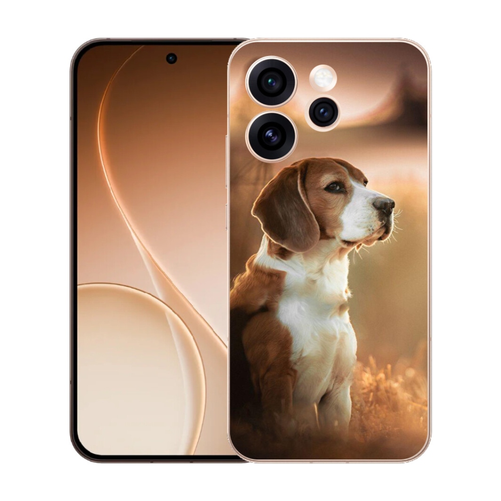 Gelový kryt mmCase na Oppo Reno 15 Pro 5G - bígl