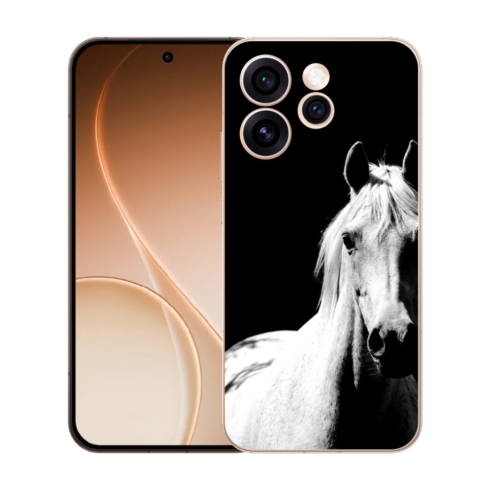 Gelový kryt mmCase na Oppo Reno 15 Pro 5G - bílý kůň 5