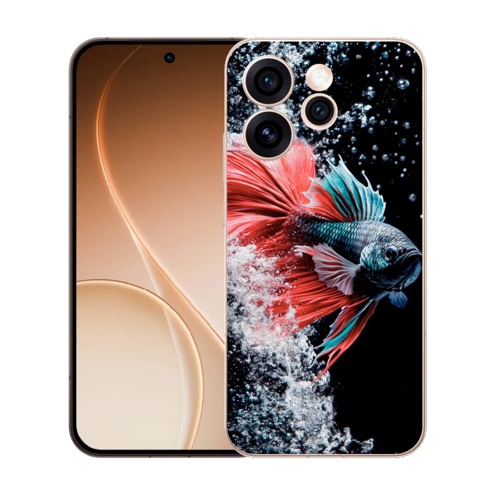 Gelový kryt mmCase na Oppo Reno 15 Pro 5G - bojovnice pestrá