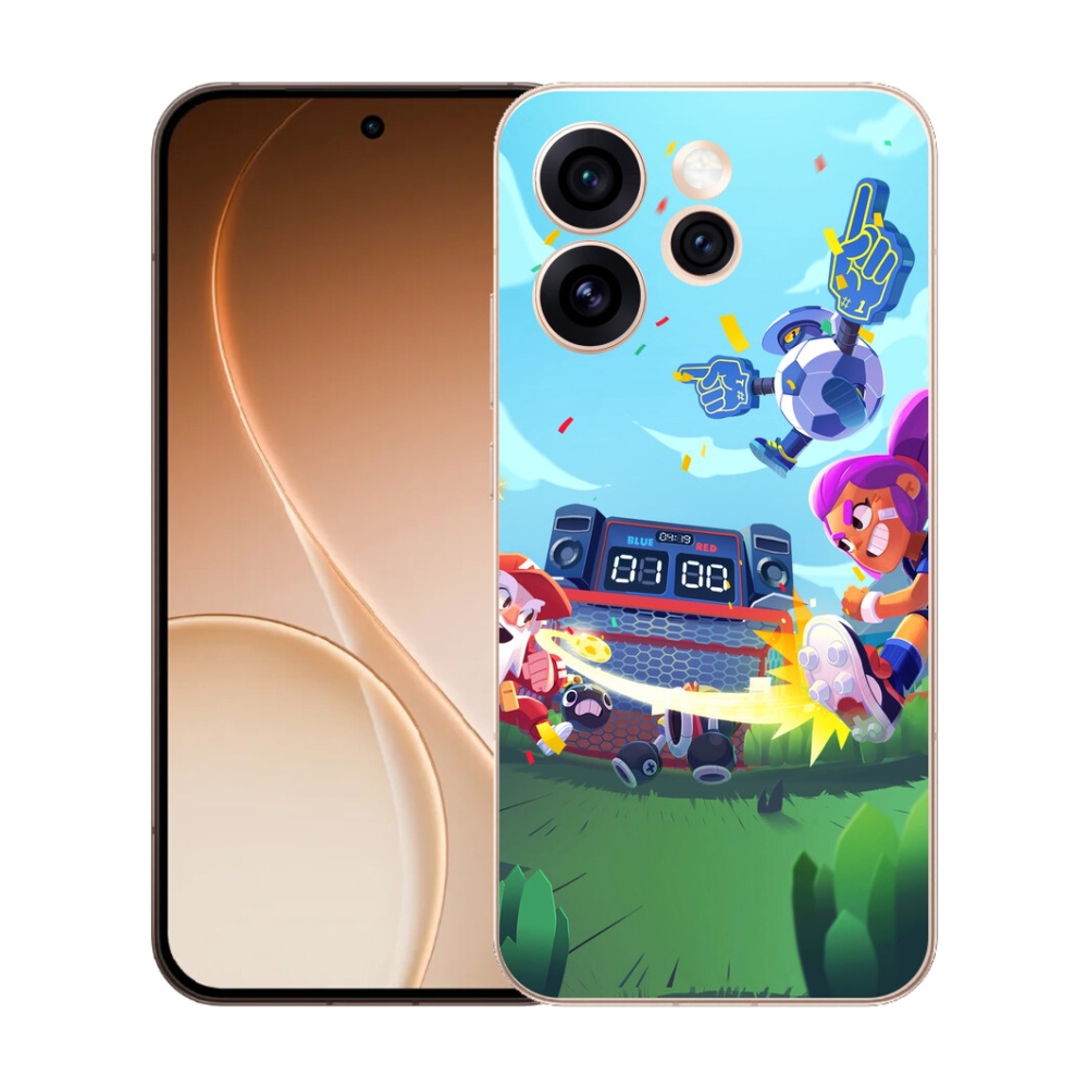 Gelový kryt mmCase na Oppo Reno 15 Pro 5G - brawl stars 1