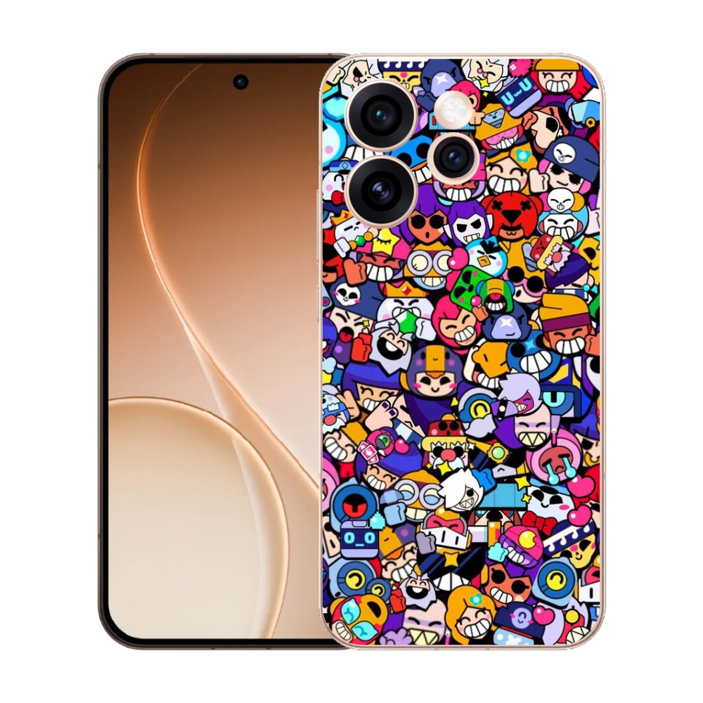 Gelový kryt mmCase na Oppo Reno 15 Pro 5G - brawl stars 2