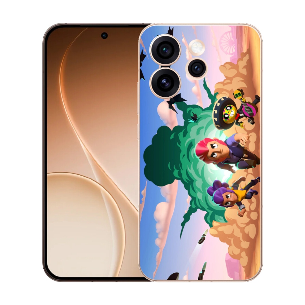 Gelový kryt mmCase na Oppo Reno 15 Pro 5G - brawl stars