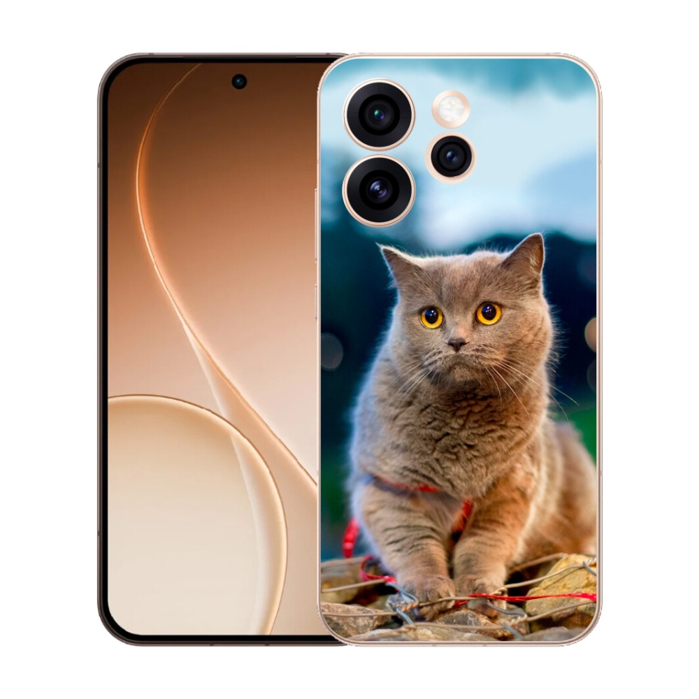 Gelový kryt mmCase na Oppo Reno 15 Pro 5G - britská modrá 2