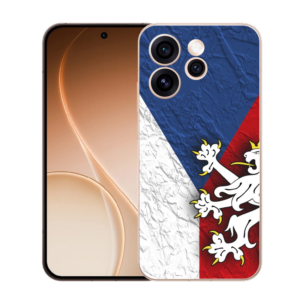 Gelový kryt mmCase na Oppo Reno 15 Pro 5G - česká vlajka 1