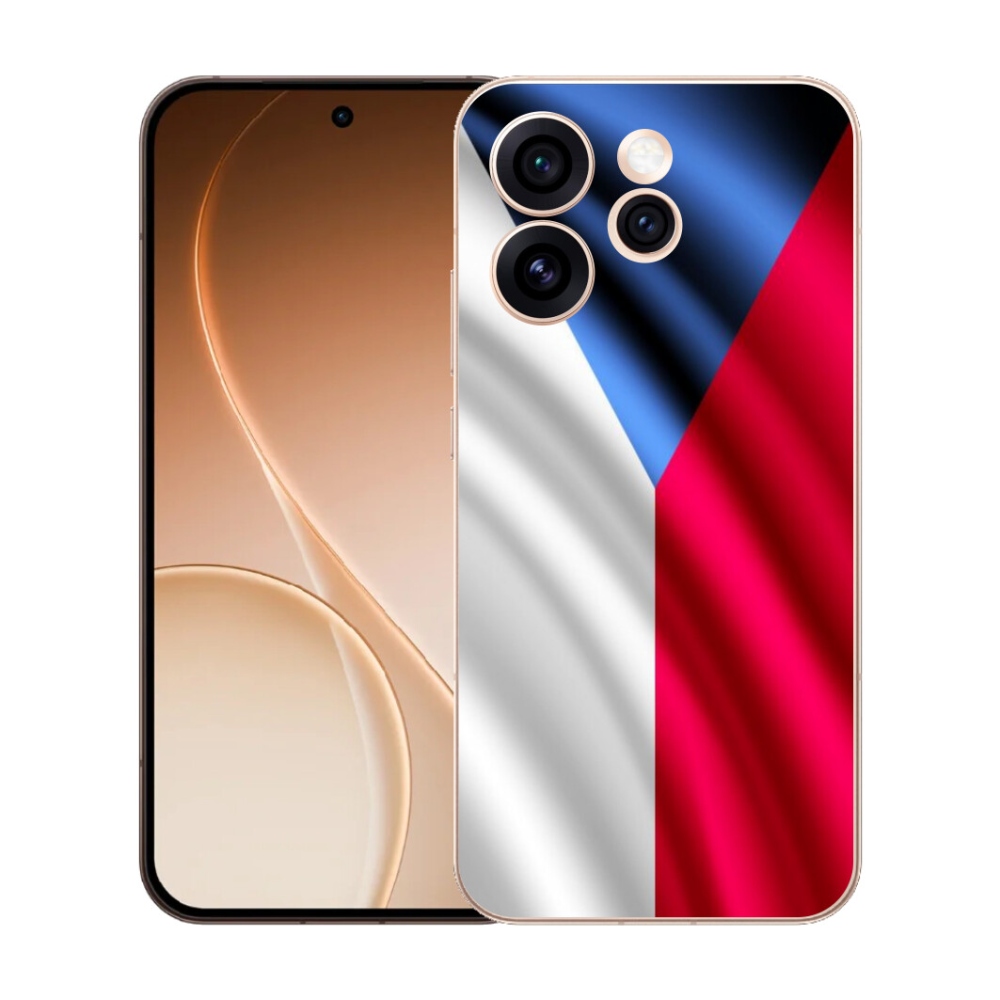 Gelový kryt mmCase na Oppo Reno 15 Pro 5G - česká vlajka