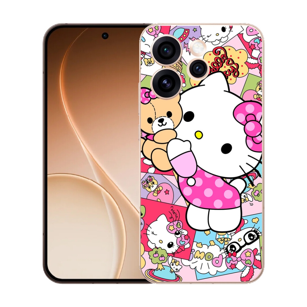 Gelový kryt mmCase na Oppo Reno 15 Pro 5G - cute kitty