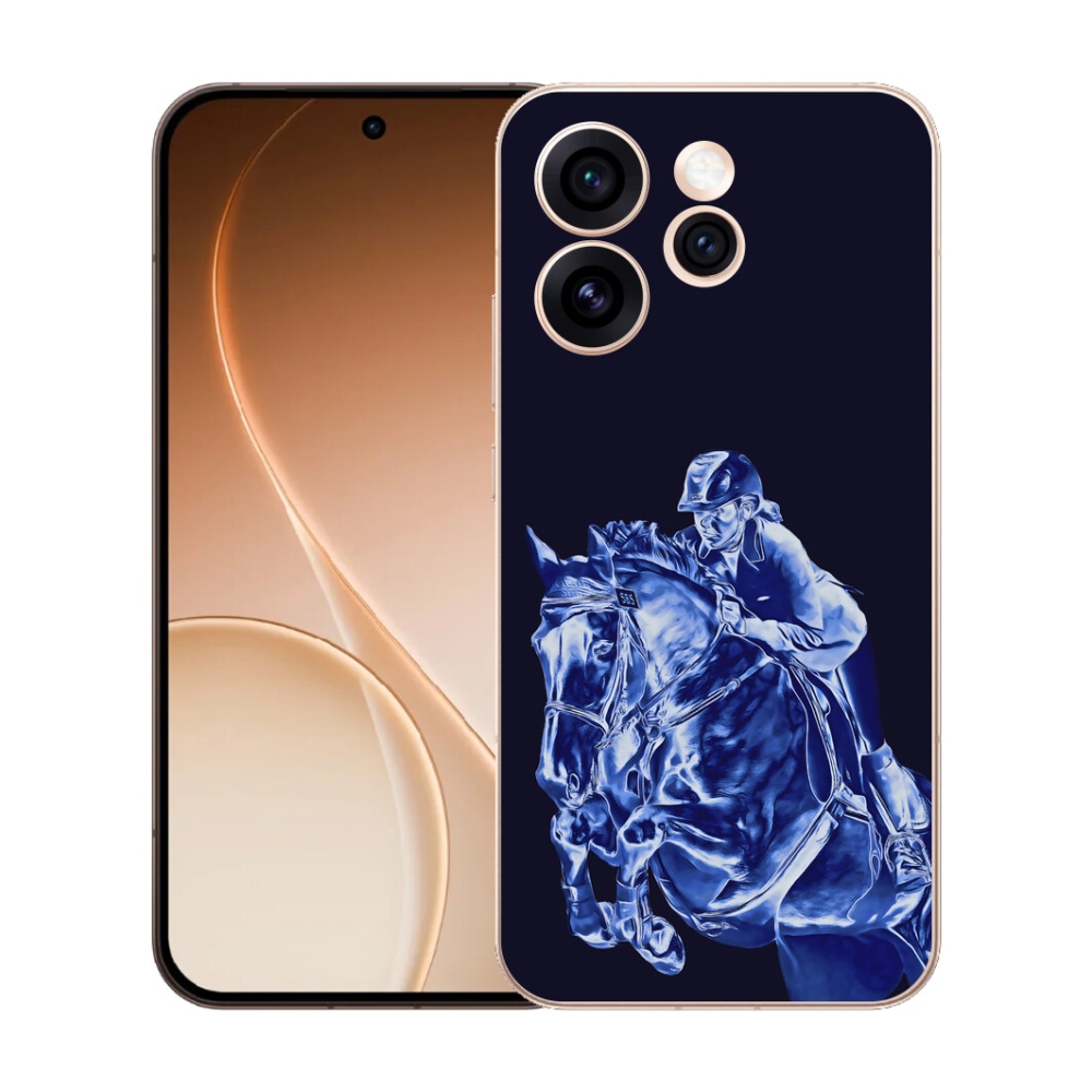Gelový kryt mmCase na Oppo Reno 15 Pro 5G - dostihový kůň