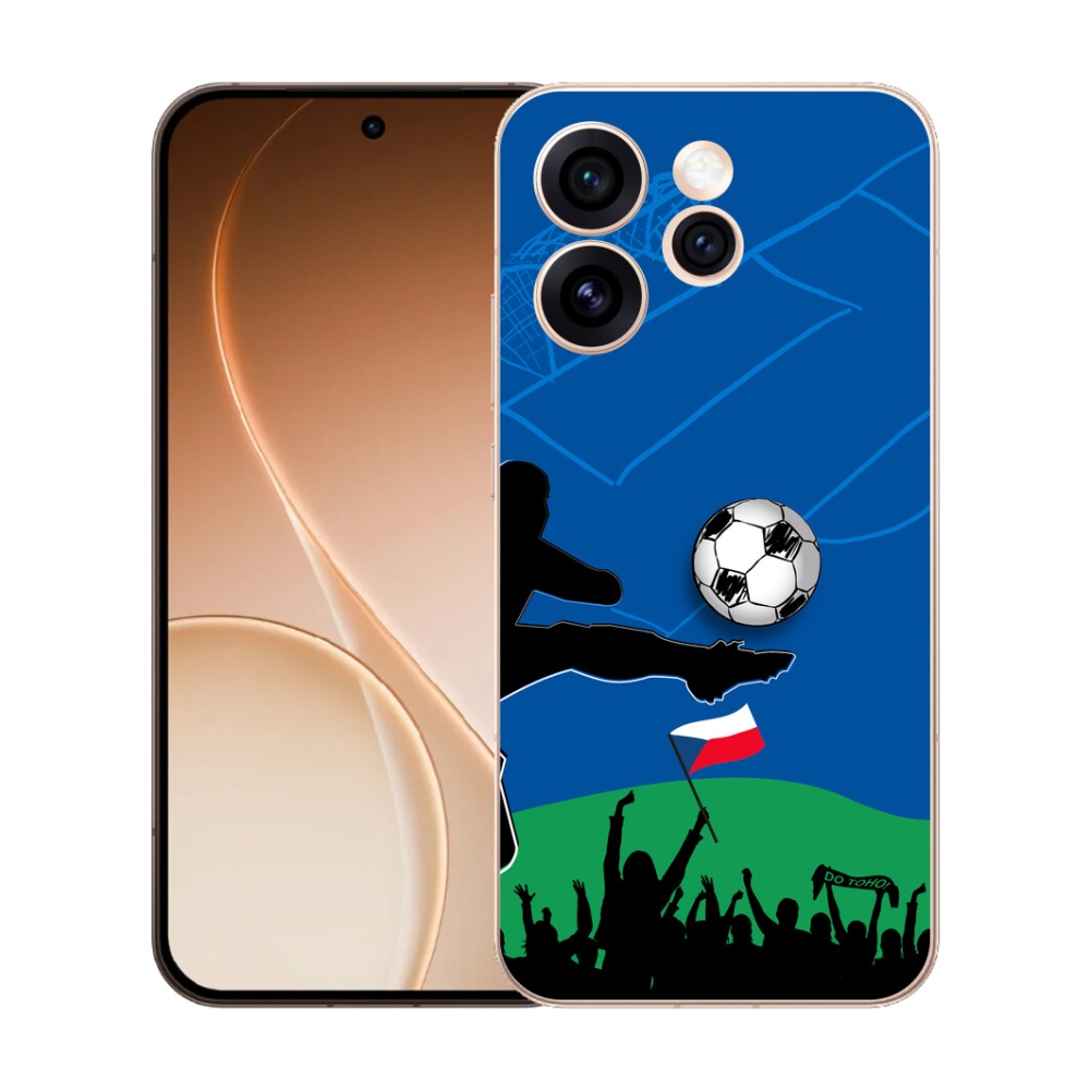 Gelový kryt mmCase na Oppo Reno 15 Pro 5G - fanoušci fotbalu