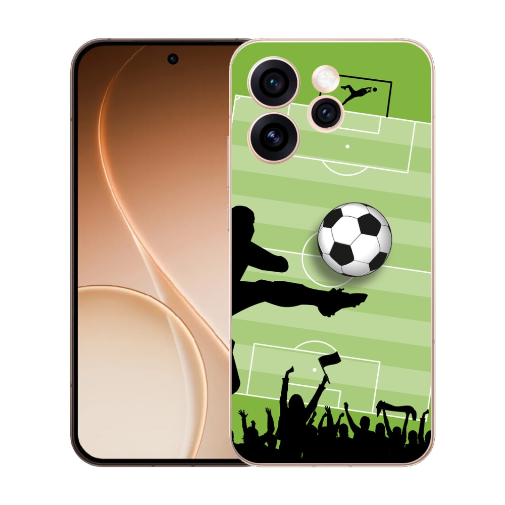Gelový kryt mmCase na Oppo Reno 15 Pro 5G - fotbal 3