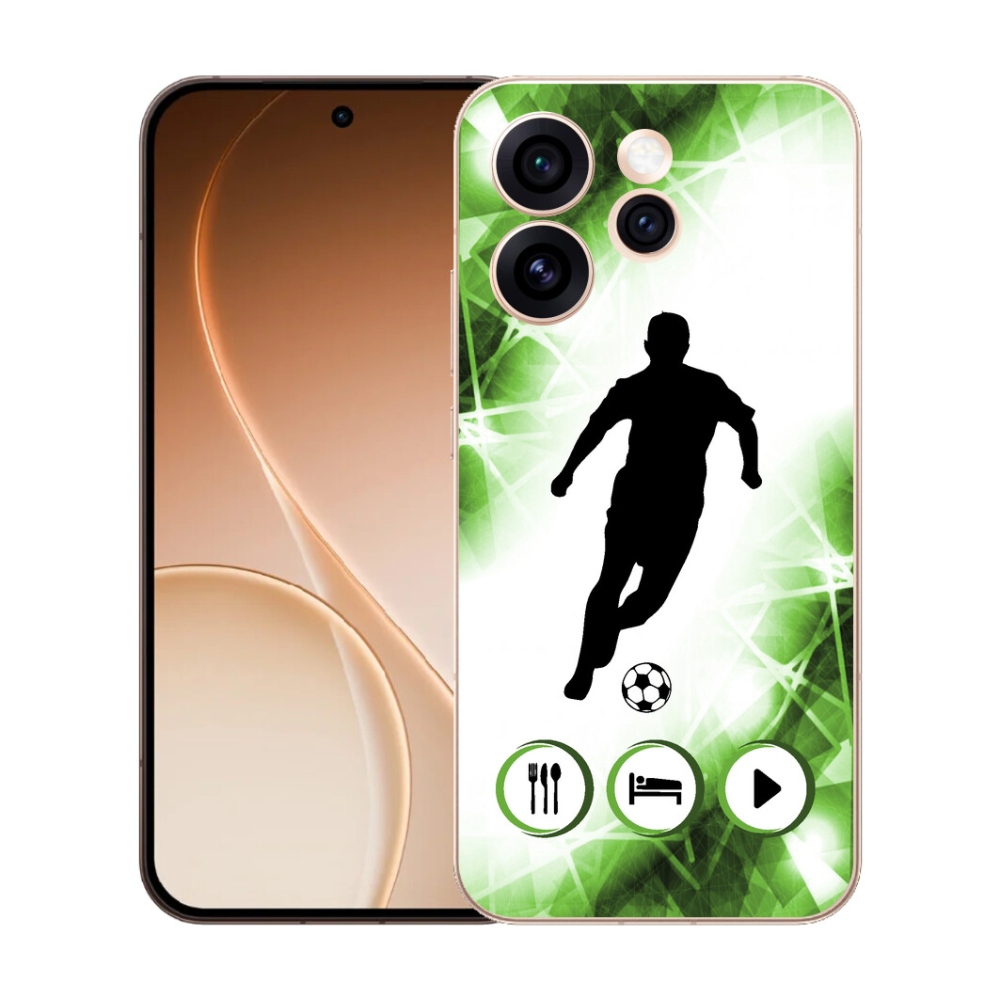 Gelový kryt mmCase na Oppo Reno 15 Pro 5G - fotbalista