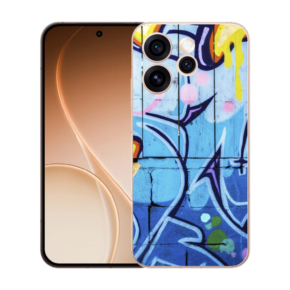 Gelový kryt mmCase na Oppo Reno 15 Pro 5G - graffiti