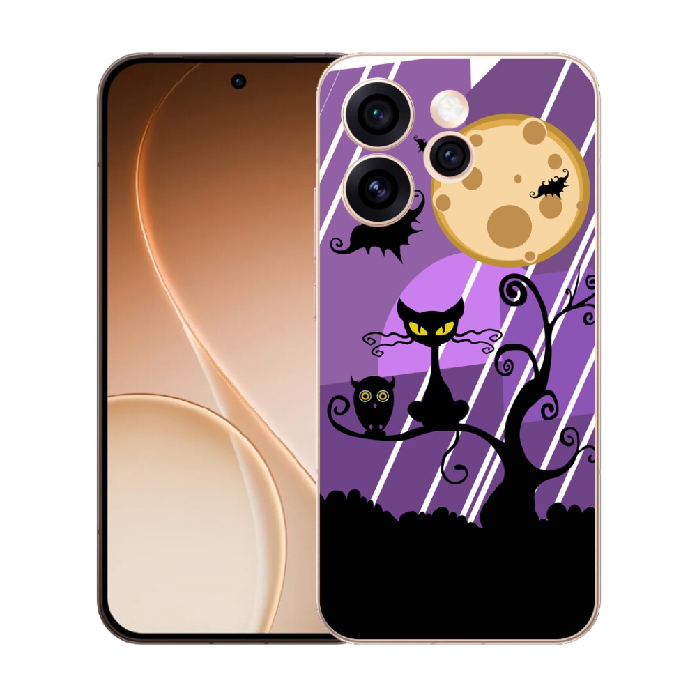 Gelový kryt mmCase na Oppo Reno 15 Pro 5G - halloween