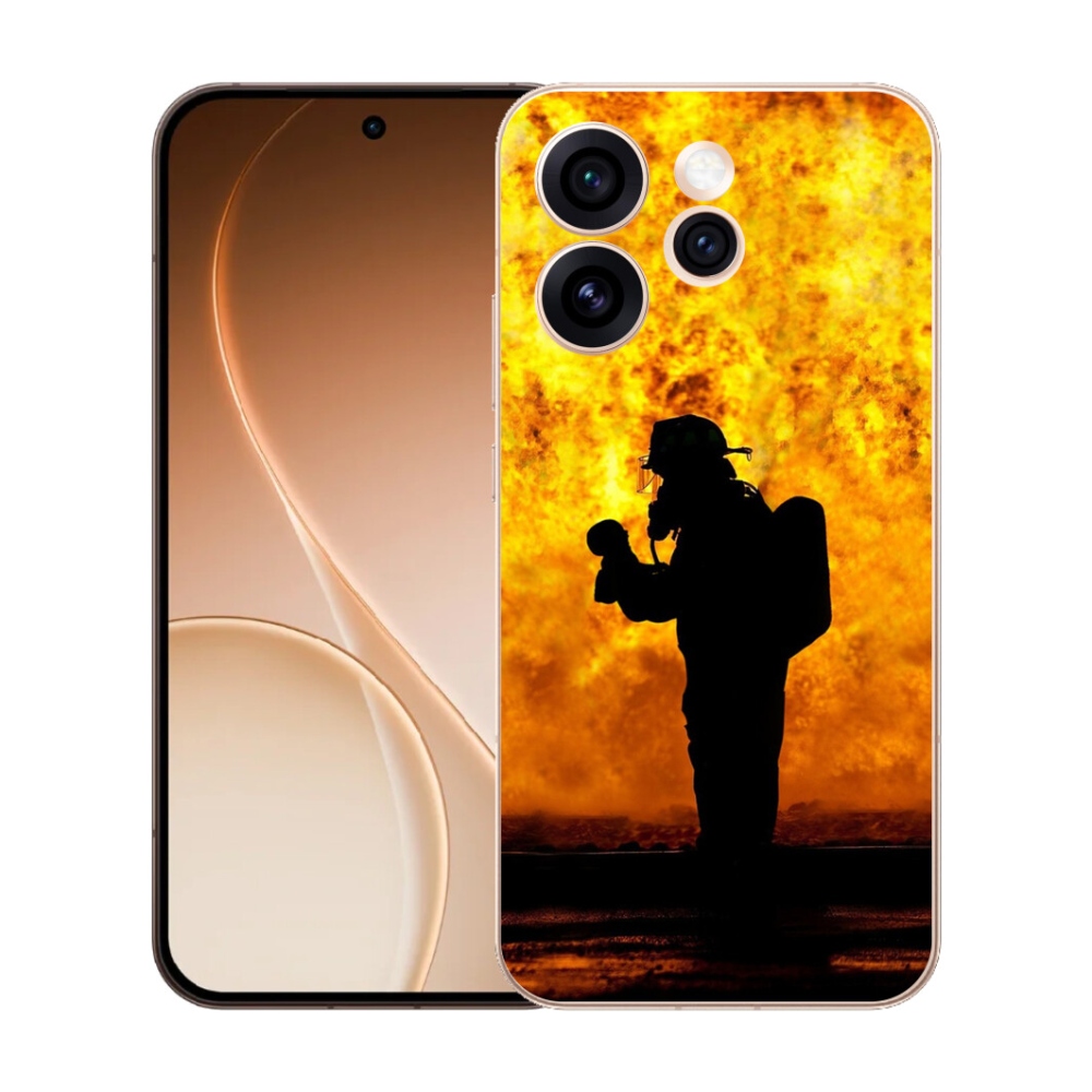 Gelový kryt mmCase na Oppo Reno 15 Pro 5G - hasič