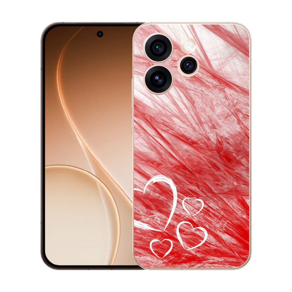 Gelový kryt mmCase na Oppo Reno 15 Pro 5G - heart
