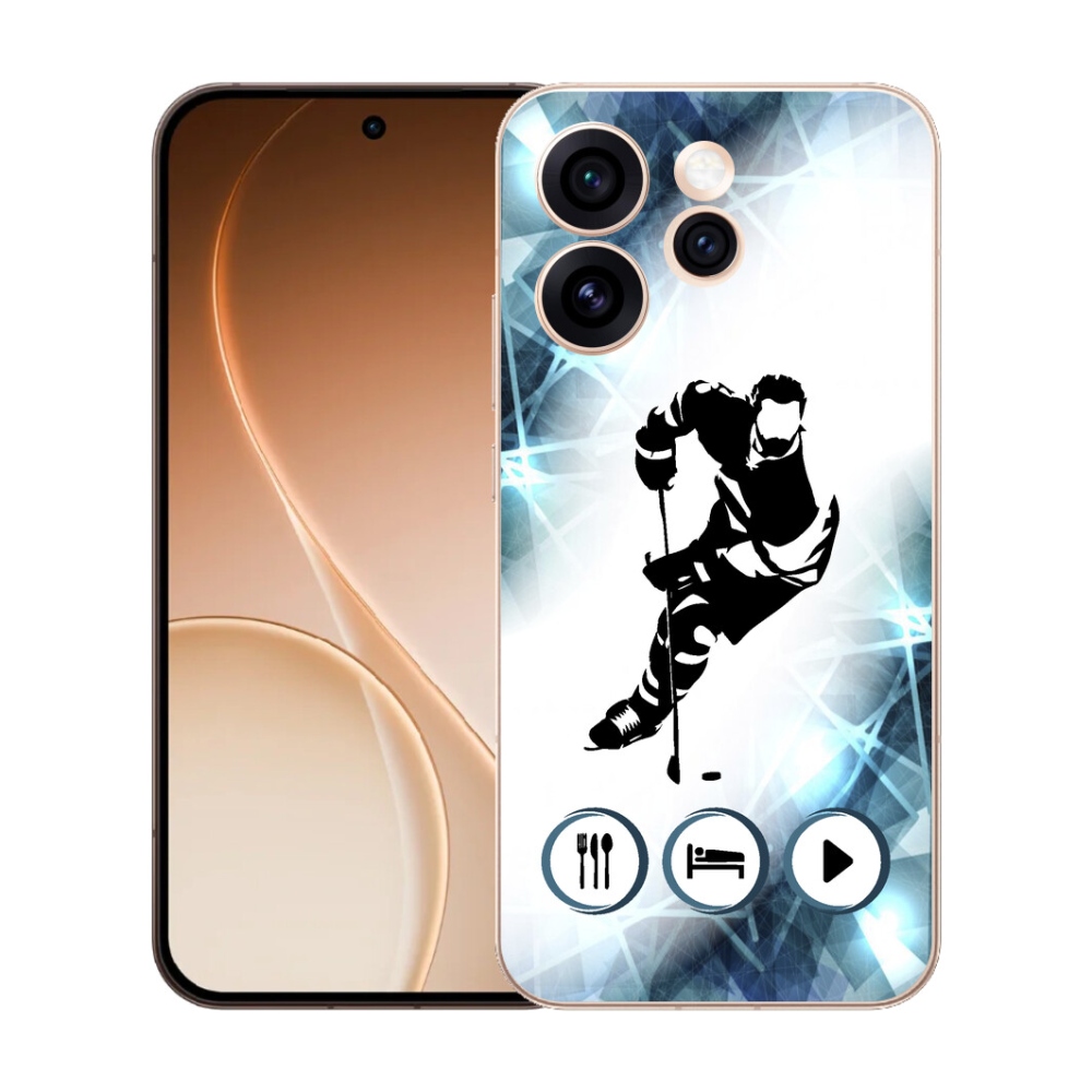 Gelový kryt mmCase na Oppo Reno 15 Pro 5G - hokej 1