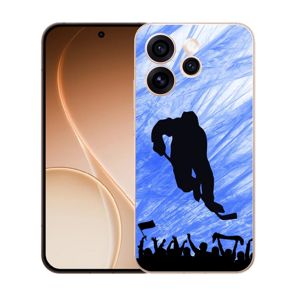 Gelový kryt mmCase na Oppo Reno 15 Pro 5G - hokejový hráč