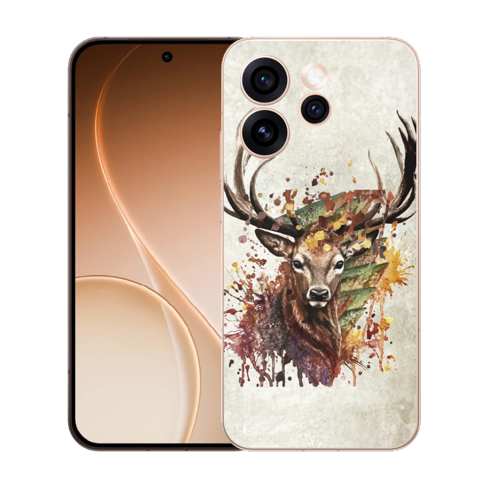 Gelový kryt mmCase na Oppo Reno 15 Pro 5G - jelen 1