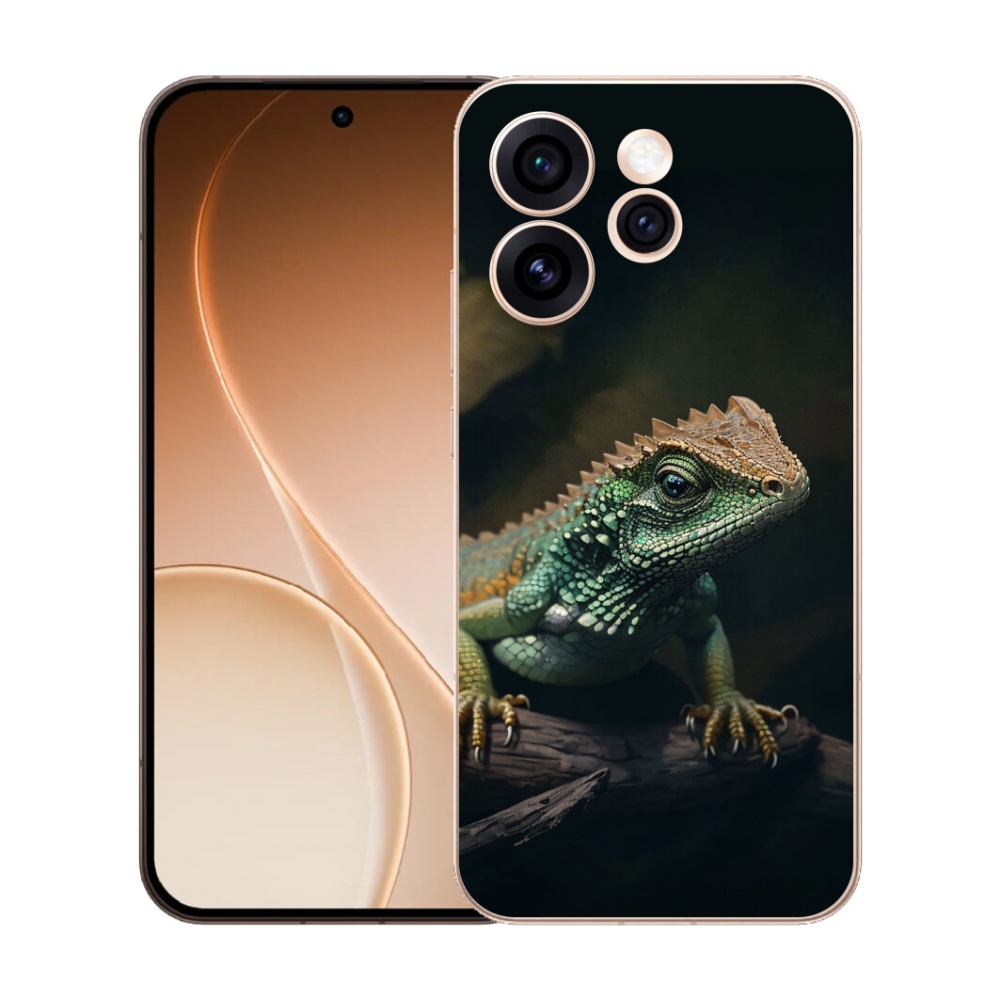 Gelový kryt mmCase na Oppo Reno 15 Pro 5G - ještěr
