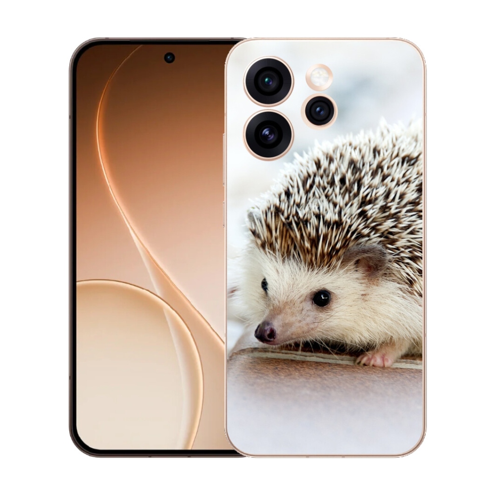 Gelový kryt mmCase na Oppo Reno 15 Pro 5G - ježek