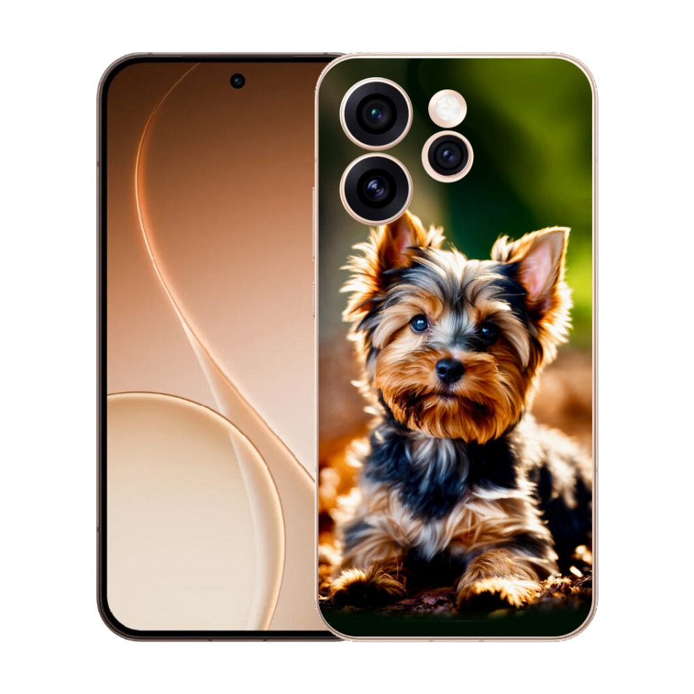 Gelový kryt mmCase na Oppo Reno 15 Pro 5G - jorkšír 10