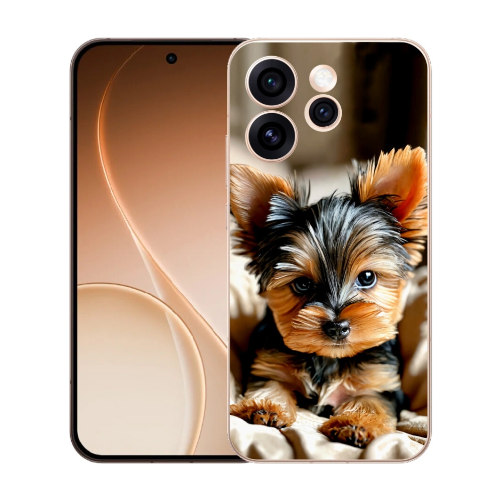 Gelový kryt mmCase na Oppo Reno 15 Pro 5G - jorkšír 11
