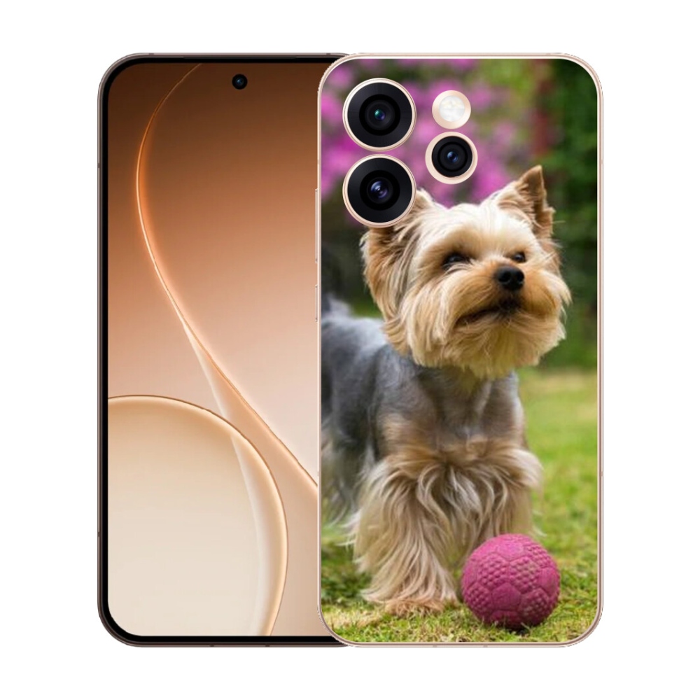 Gelový kryt mmCase na Oppo Reno 15 Pro 5G - jorkšír 4