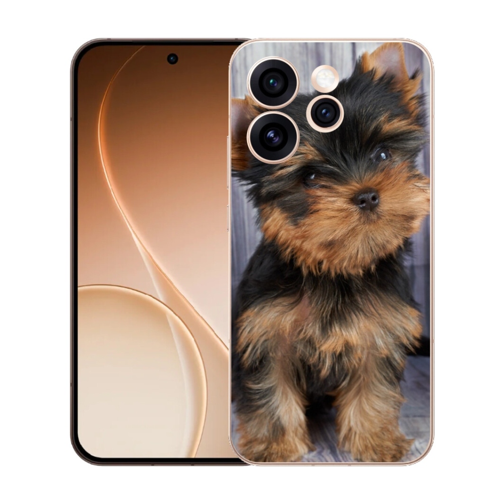 Gelový kryt mmCase na Oppo Reno 15 Pro 5G - jorkšír 9