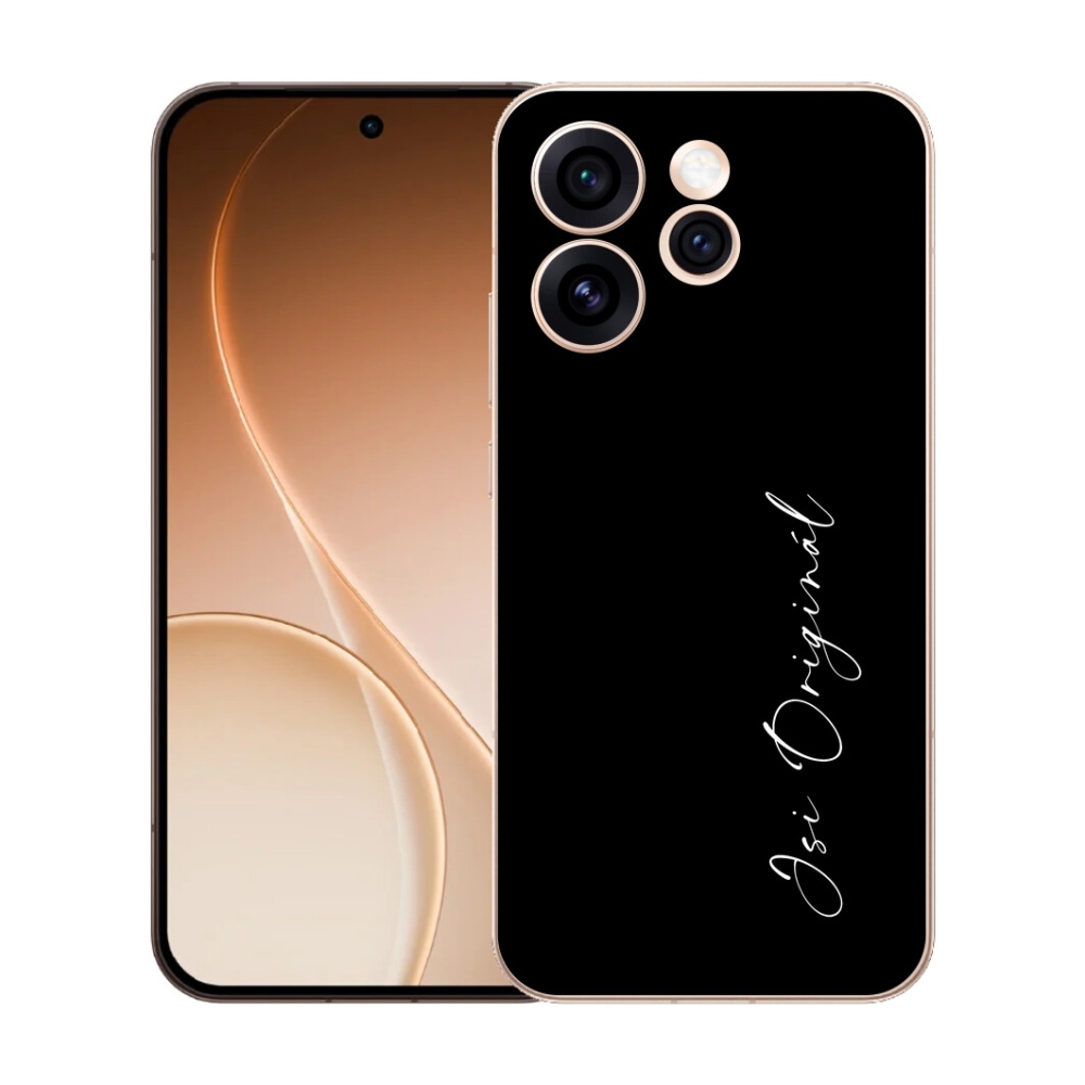 Gelový kryt mmCase na Oppo Reno 15 Pro 5G - jsi originál černé pozadí