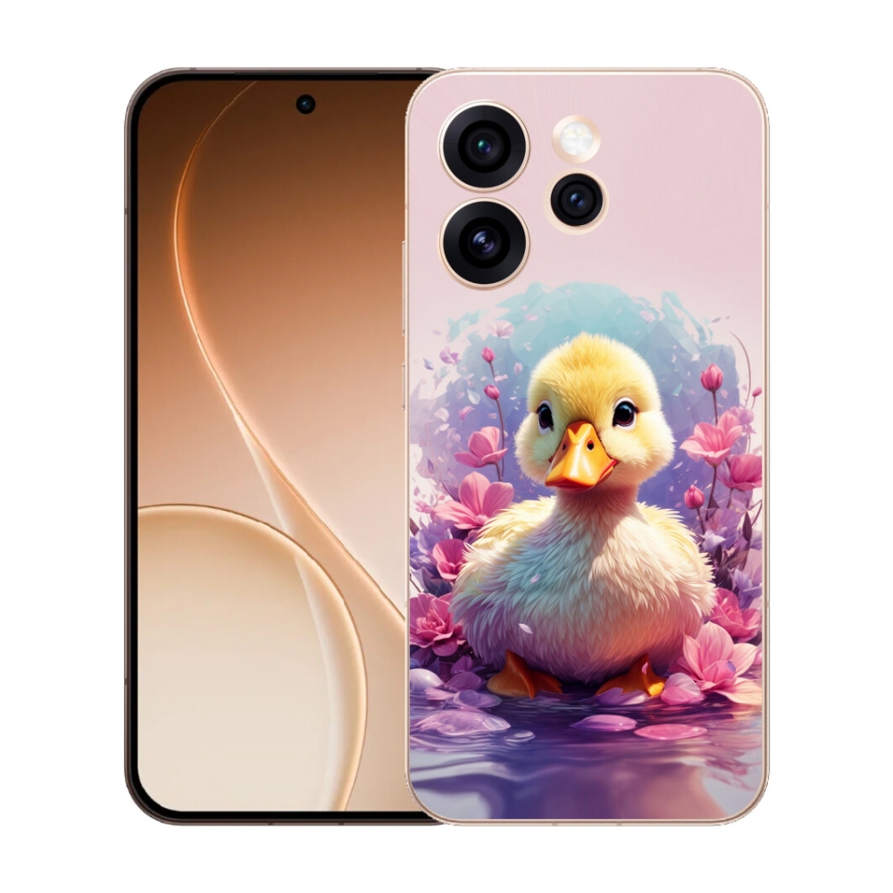 Gelový kryt mmCase na Oppo Reno 15 Pro 5G - kachnička