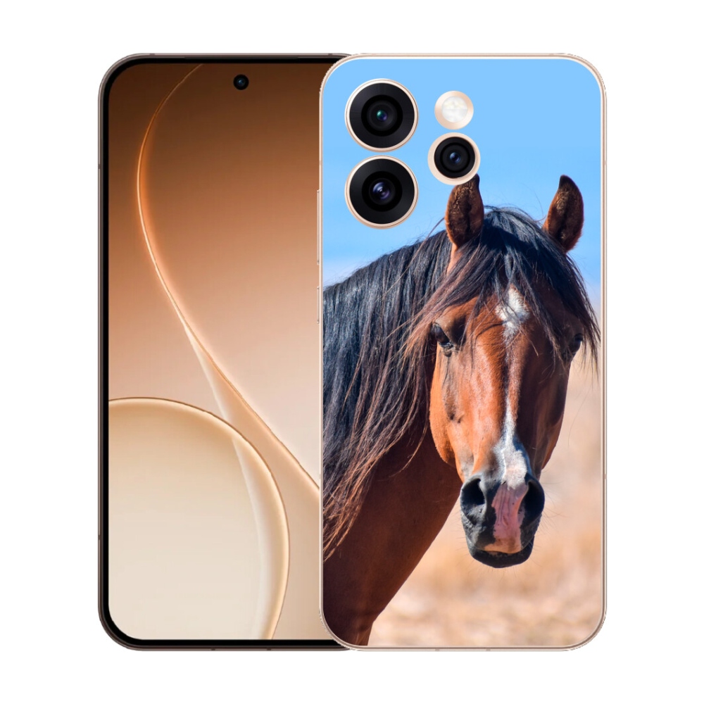 Gelový kryt mmCase na Oppo Reno 15 Pro 5G - klidný kůň