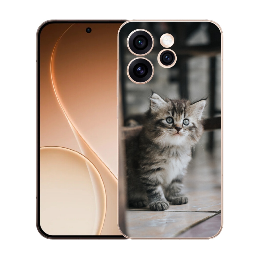 Gelový kryt mmCase na Oppo Reno 15 Pro 5G - koťátko