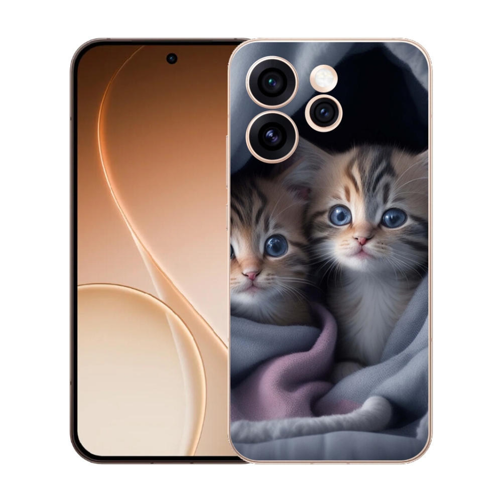 Gelový kryt mmCase na Oppo Reno 15 Pro 5G - kočičí duo 2