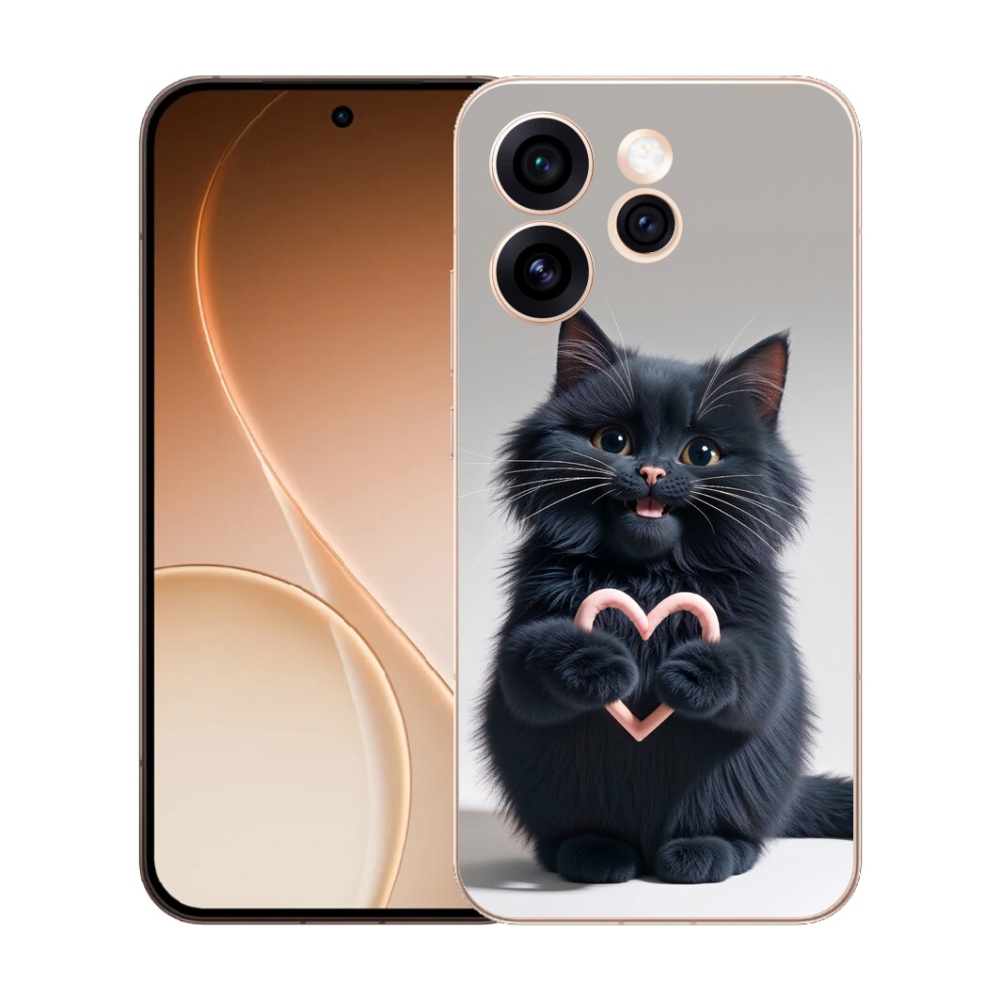 Gelový kryt mmCase na Oppo Reno 15 Pro 5G - kočičí láska 3