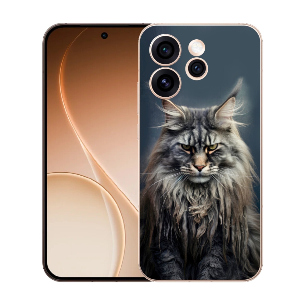 Gelový kryt mmCase na Oppo Reno 15 Pro 5G - kočíčí pohled 4
