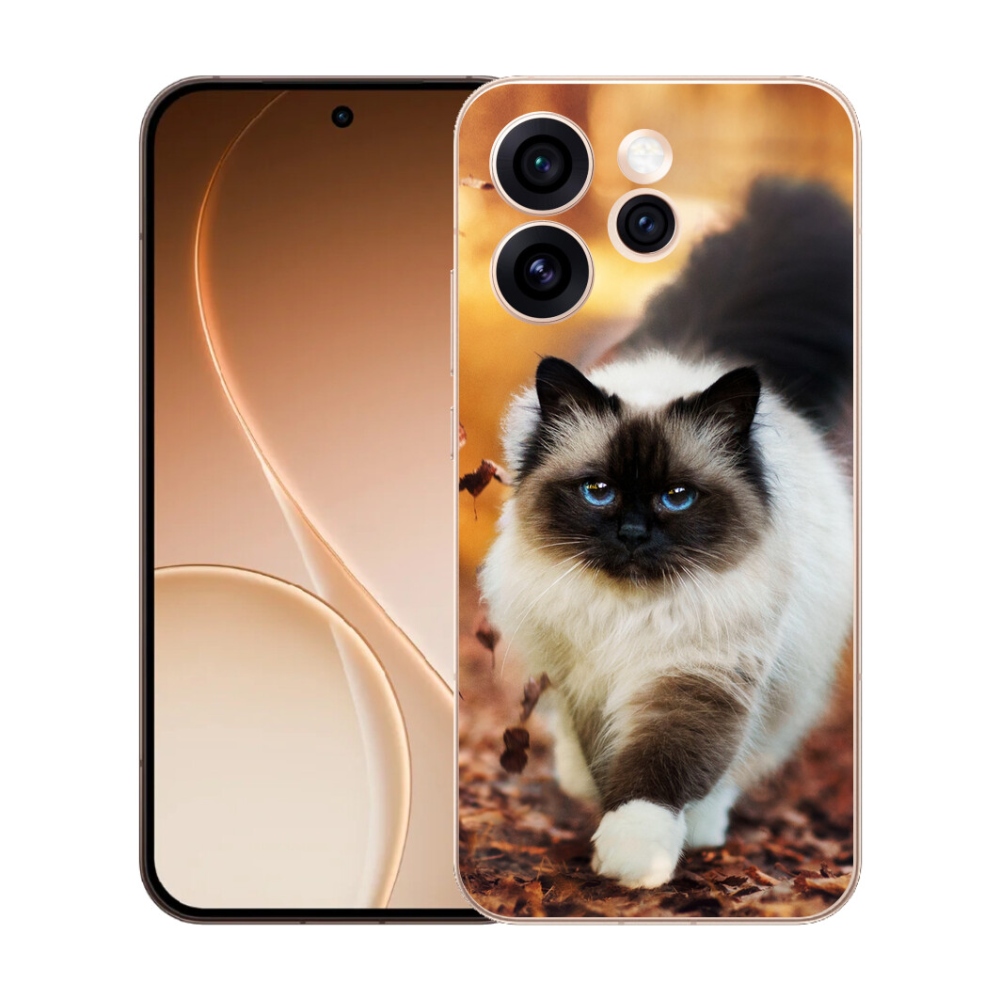Gelový kryt mmCase na Oppo Reno 15 Pro 5G - kočka