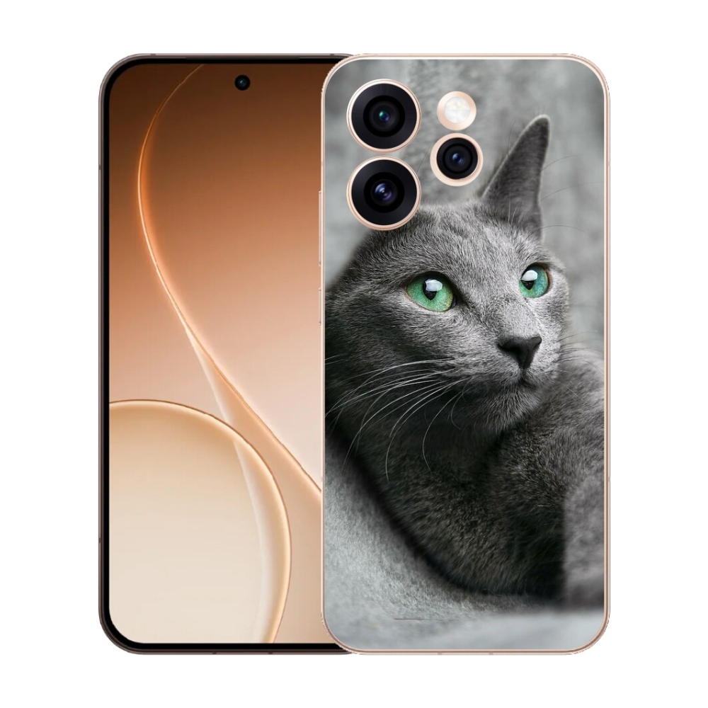 Gelový kryt mmCase na Oppo Reno 15 Pro 5G - kočka 2
