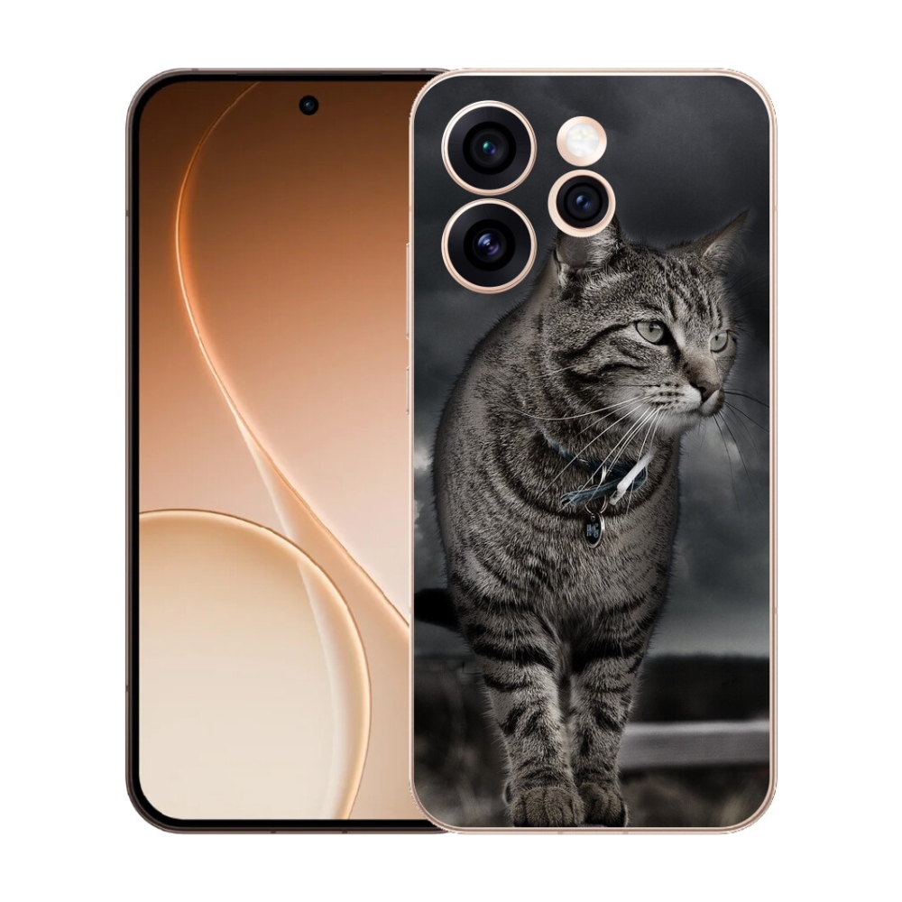 Gelový kryt mmCase na Oppo Reno 15 Pro 5G - kočka