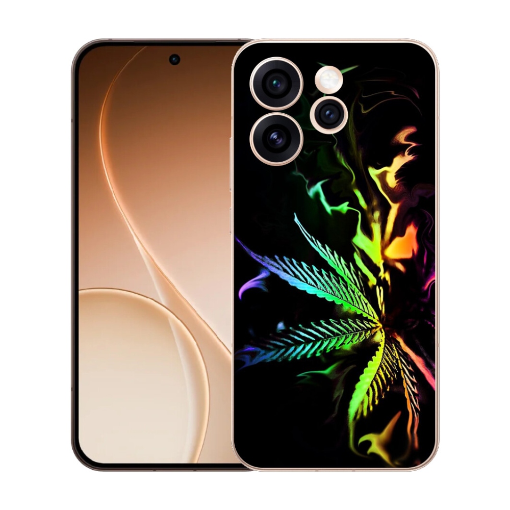 Gelový kryt mmCase na Oppo Reno 15 Pro 5G - konopí 2