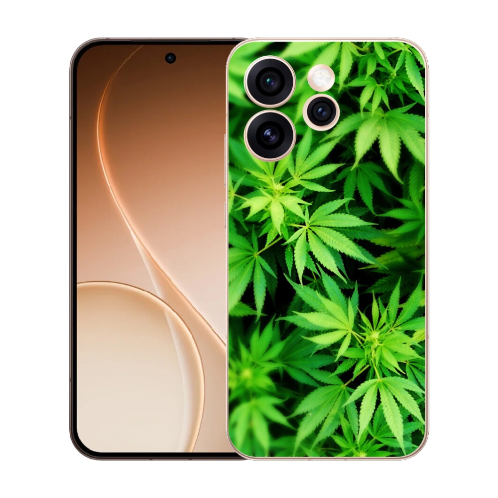 Gelový kryt mmCase na Oppo Reno 15 Pro 5G - konopí 3