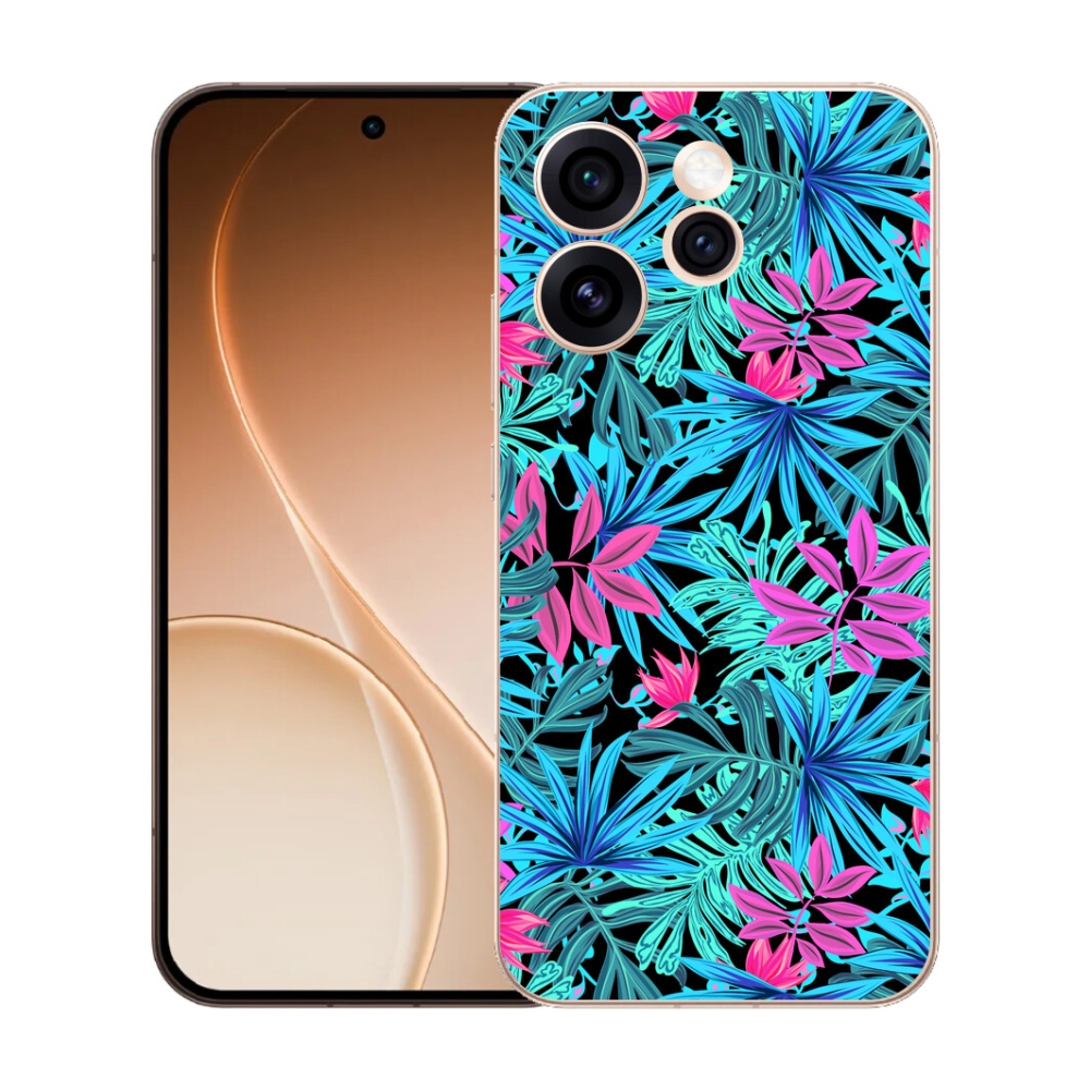 Gelový kryt mmCase na Oppo Reno 15 Pro 5G - květiny 3