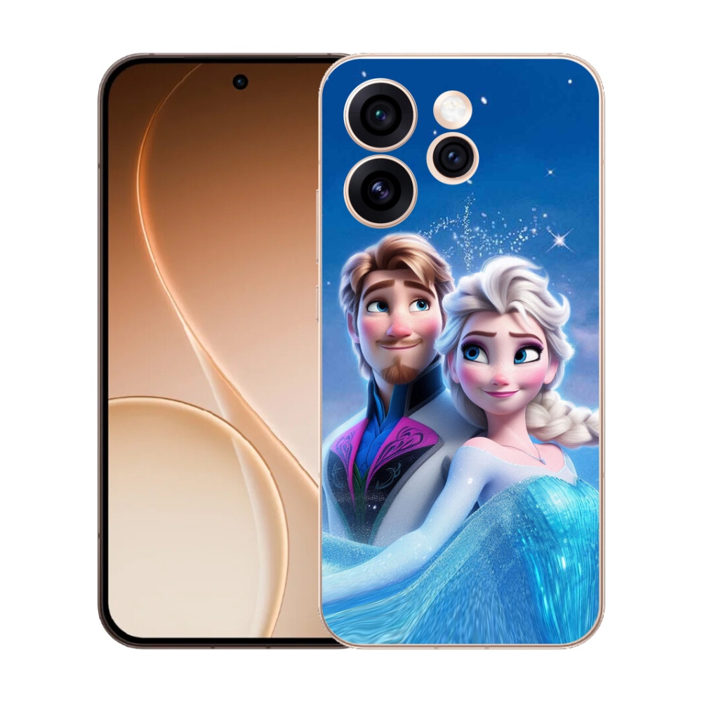 Gelový kryt mmCase na Oppo Reno 15 Pro 5G - ledové království 1