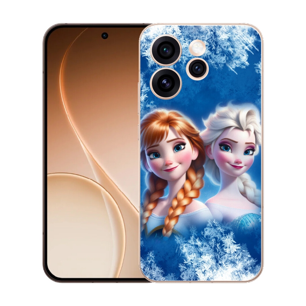 Gelový kryt mmCase na Oppo Reno 15 Pro 5G - ledové království 2