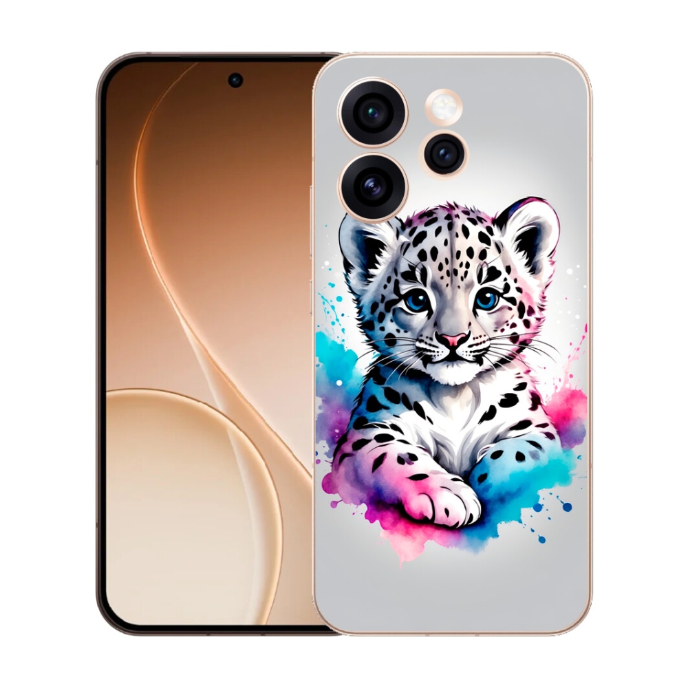 Gelový kryt mmCase na Oppo Reno 15 Pro 5G - levhartí mládě