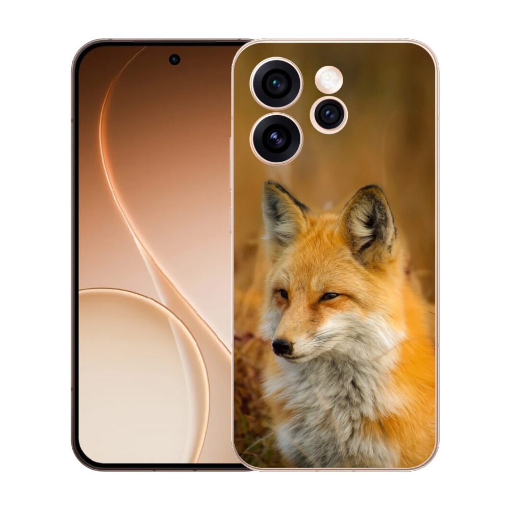 Gelový kryt mmCase na Oppo Reno 15 Pro 5G - liška